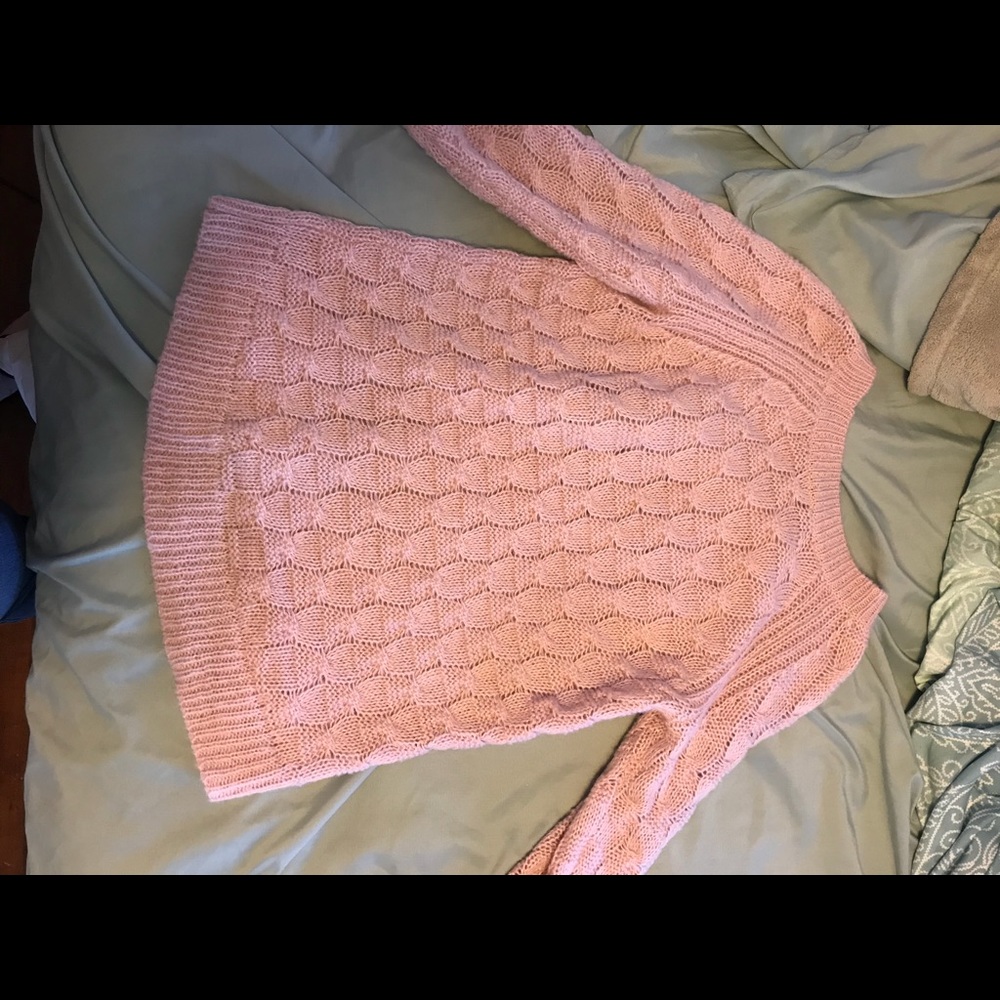 Pink sweater